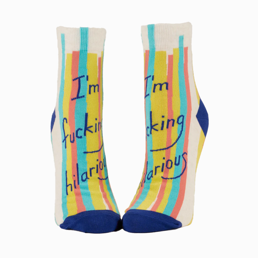Blue Q Women's Ankle Socks F*cking Hilarious