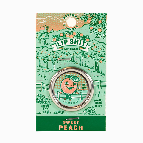 Blue Q Lip Sh*t Sweet Peach