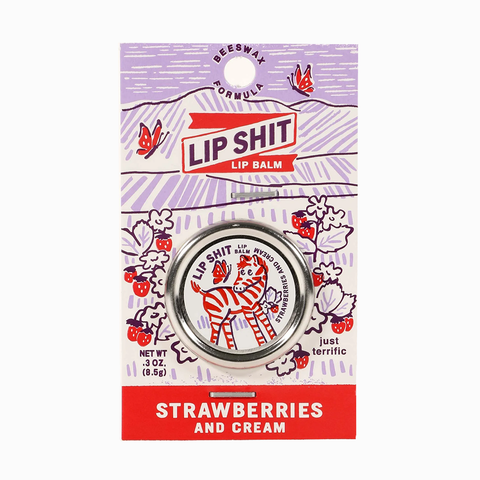 Blue Q Lip Sh*t Strawberry Cream