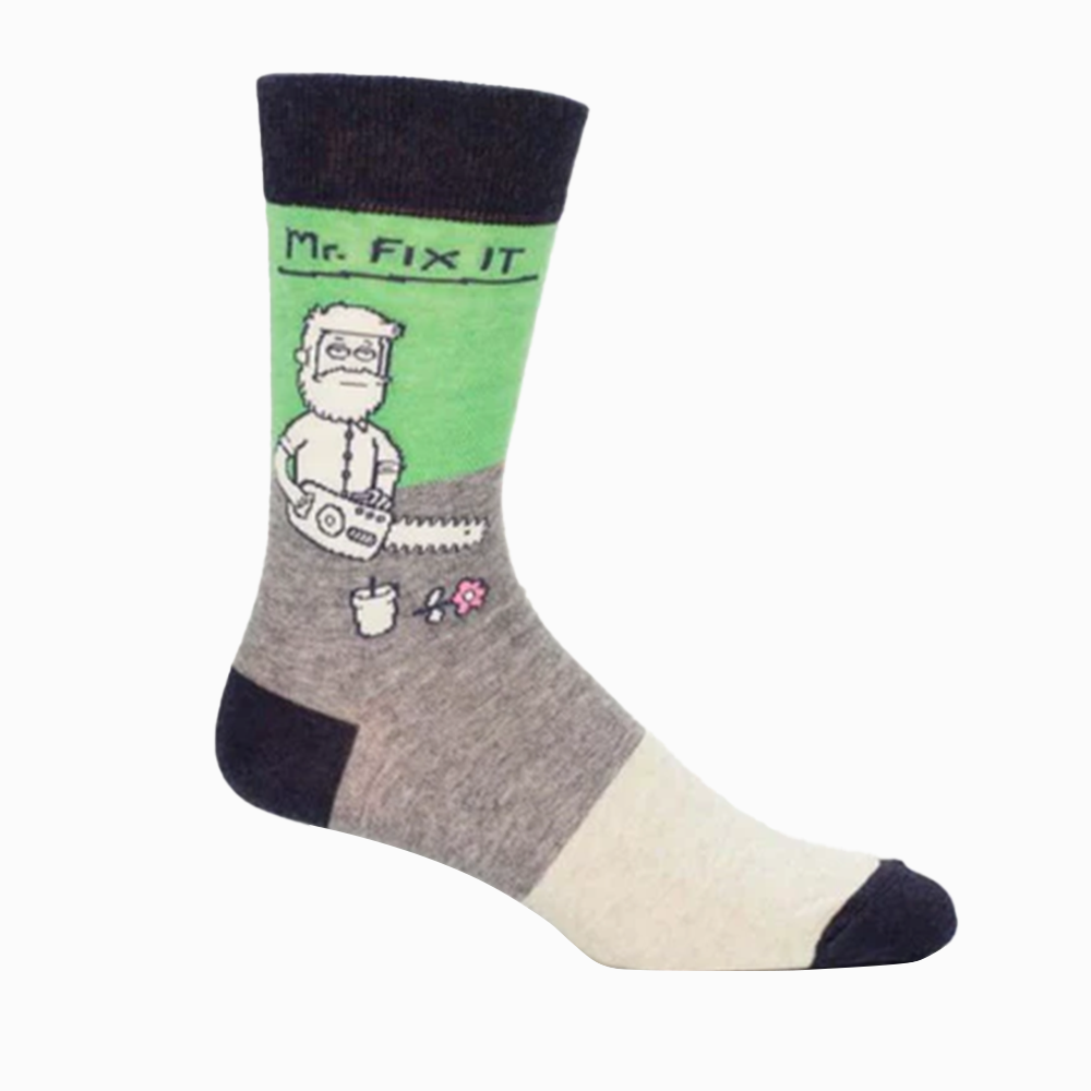 Blue Q Men's Socks Mr Fix It