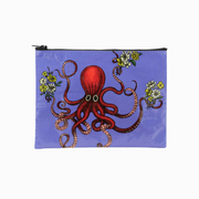 Blue Q Zipper Pouch Octopus