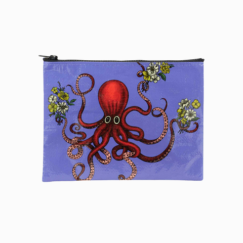 Blue Q Zipper Pouch Octopus