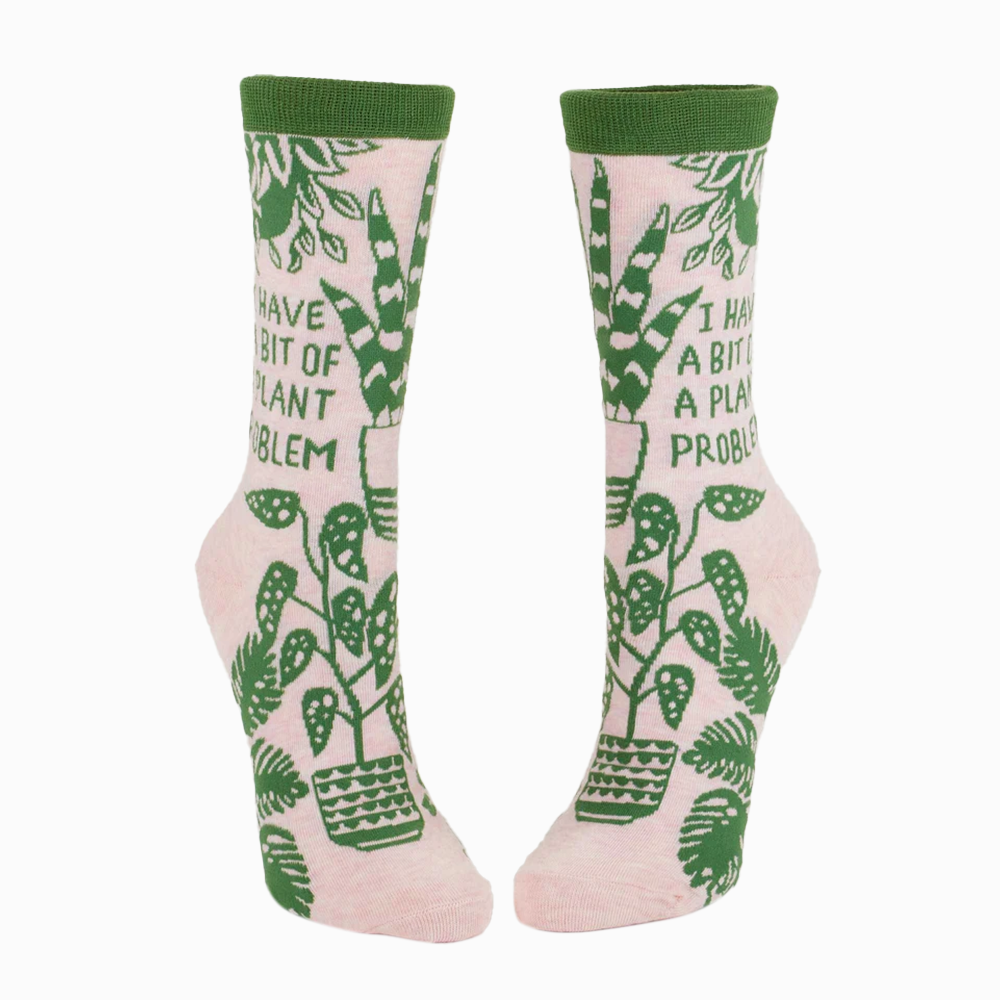 Blue Q Women's Socks Plant Problem