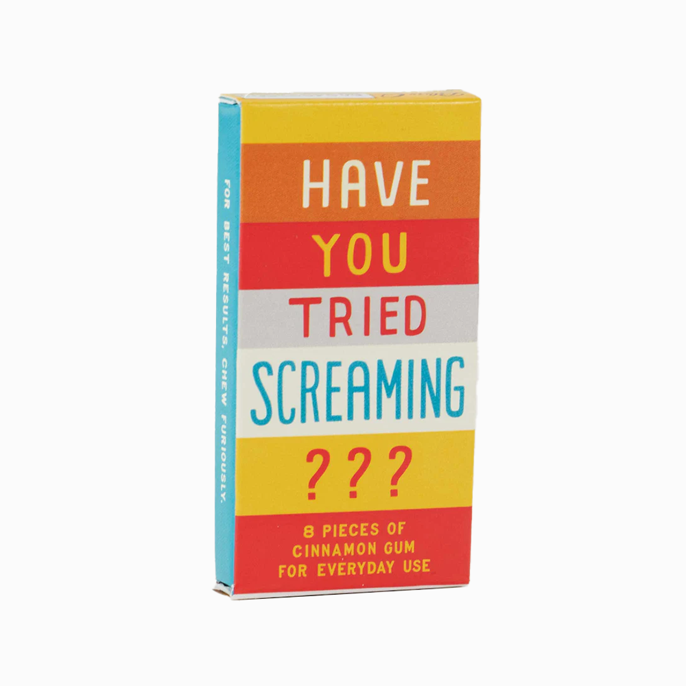 Blue Q Chewing Gum Have You Tried Screaming