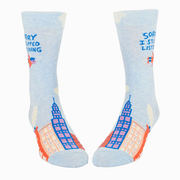 Blue Q Men's Socks I Stopped Listening