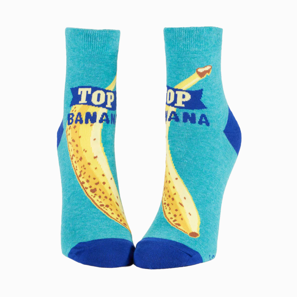 Blue Q Women's Ankle Socks Top Banana