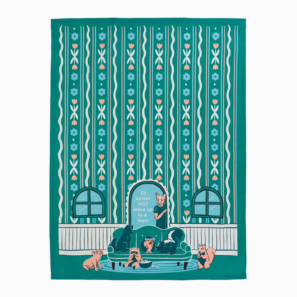 Blue Q Tea Towel Wake Up to this Mess