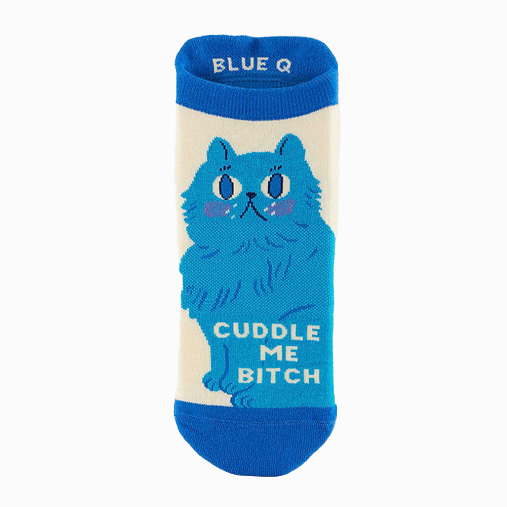 Blue Q Sneaker Socks Cuddle Me Large