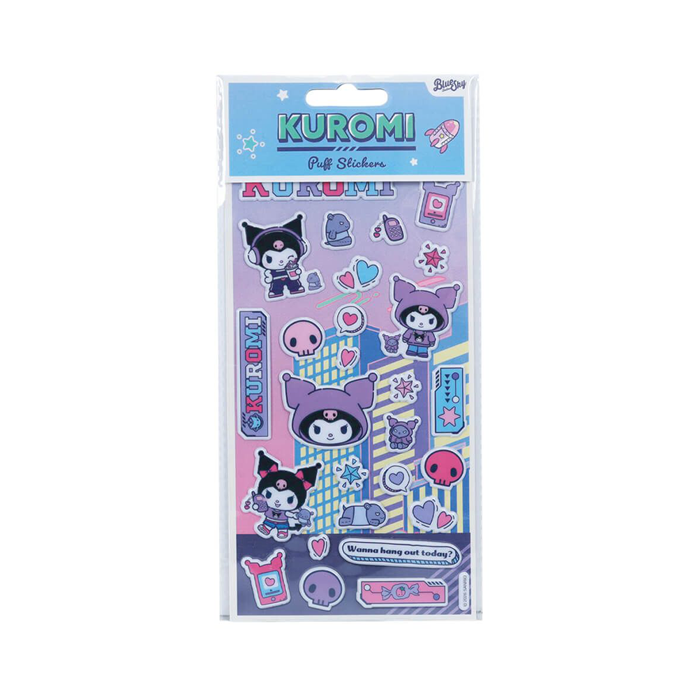 Hello Kitty Kuromi Puff Stickers
