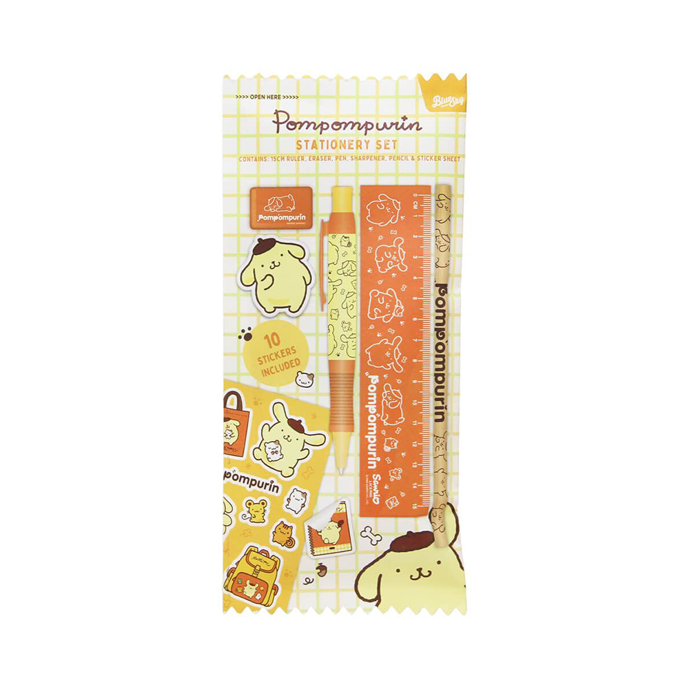 Hello Kitty & Friends Stationery Set Pompompurin