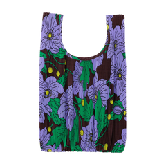 Baggu Pleated Bag Maroon Poppy