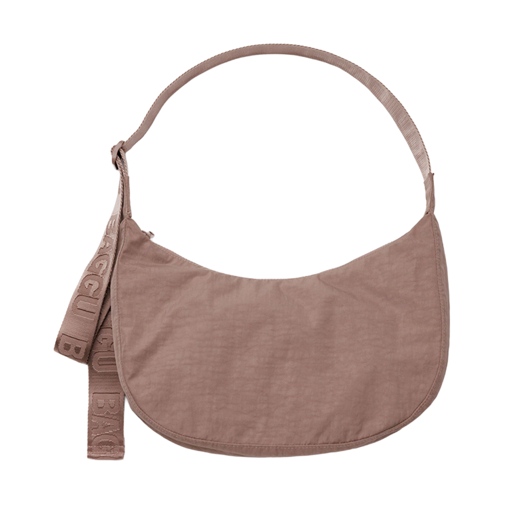 Baggu Medium Nylon Crescent Bag Toasted Almond