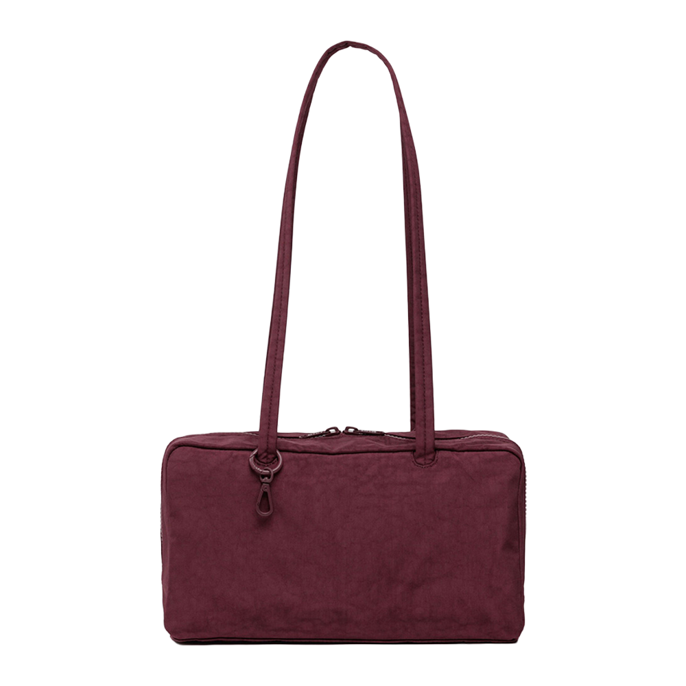 Baggu Nylon Bowler Bag Mahogany