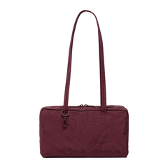 Baggu Nylon Bowler Bag Mahogany