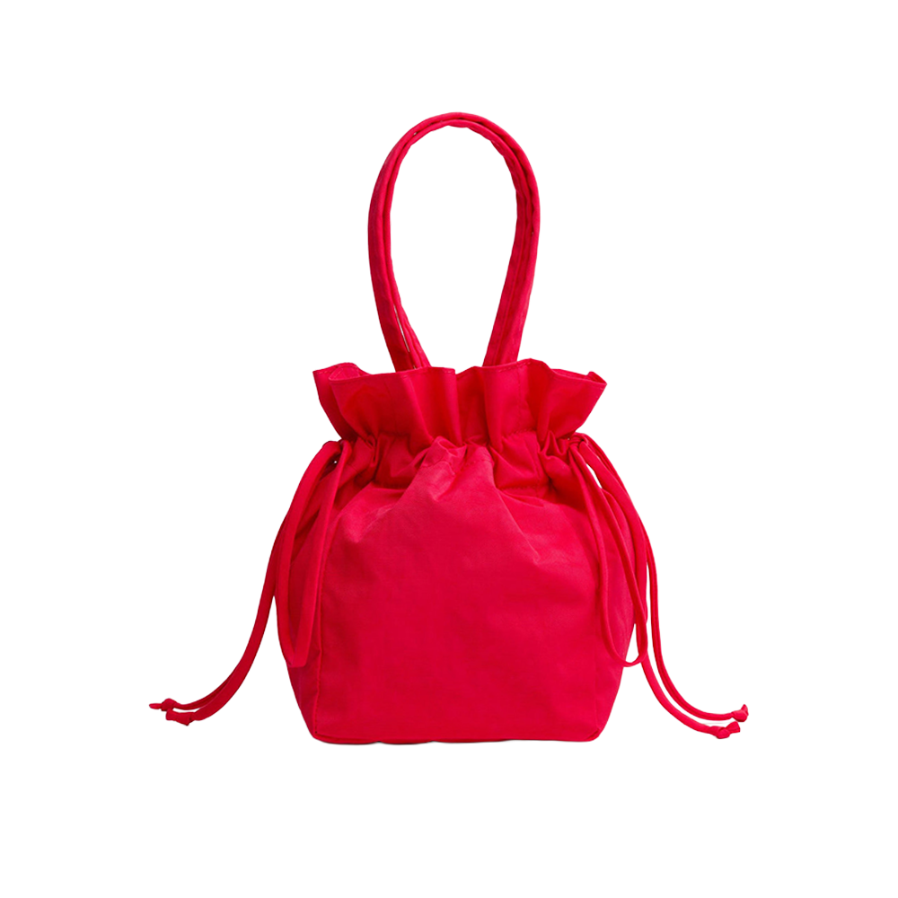 Baggu Nylon Drawstring Bag Candy Apple