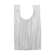 Baggu Pleated Baby Reusable Bag Chrome Metallic