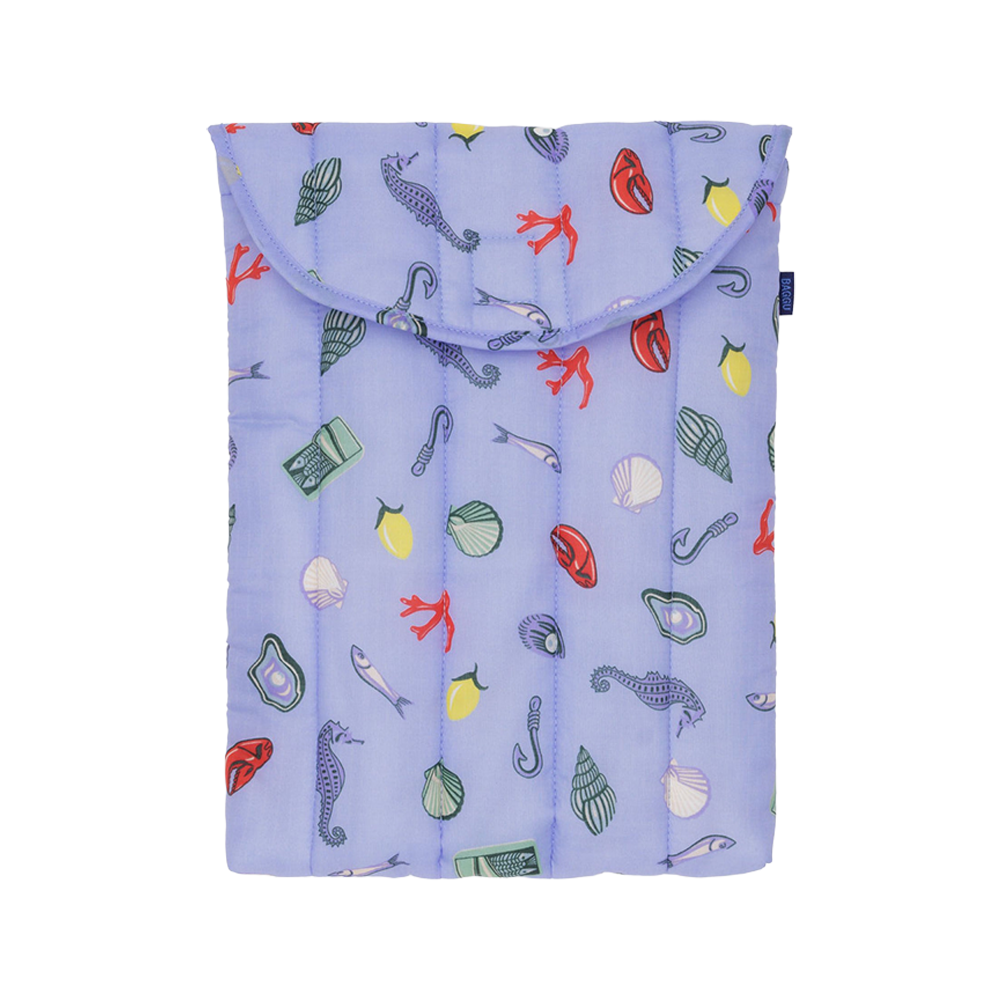 Baggu Puffy Laptop Sleeve 13/14 Inch Sea Charms