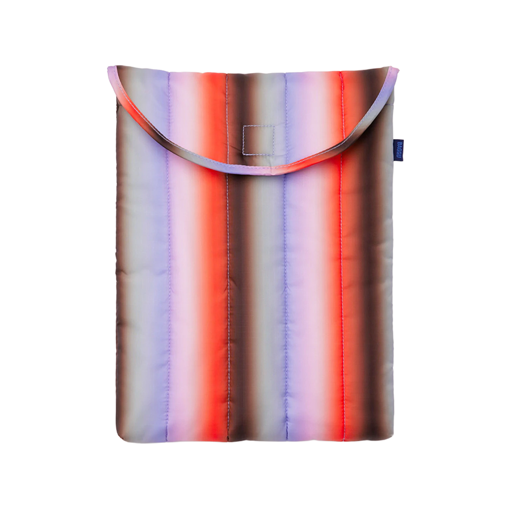 Baggu Puffy Laptop Sleeve 13/14 inch Gradient Stripe Poppy Lilac