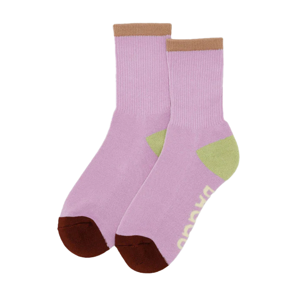 Baggu Ribbed Socks Peony Mix Small