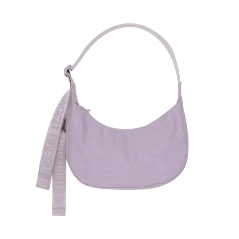 Baggu Small Nylon Crescent Bag  Dusty Pink