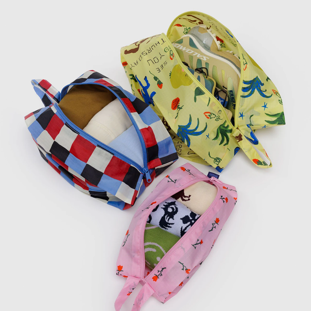 Baggu 3D Zip Pouch Painted