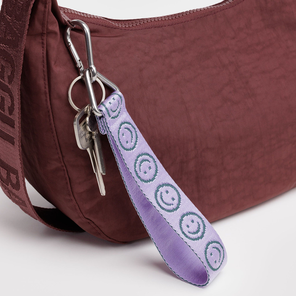 Baggu Logo Keychain Lilac  Happy