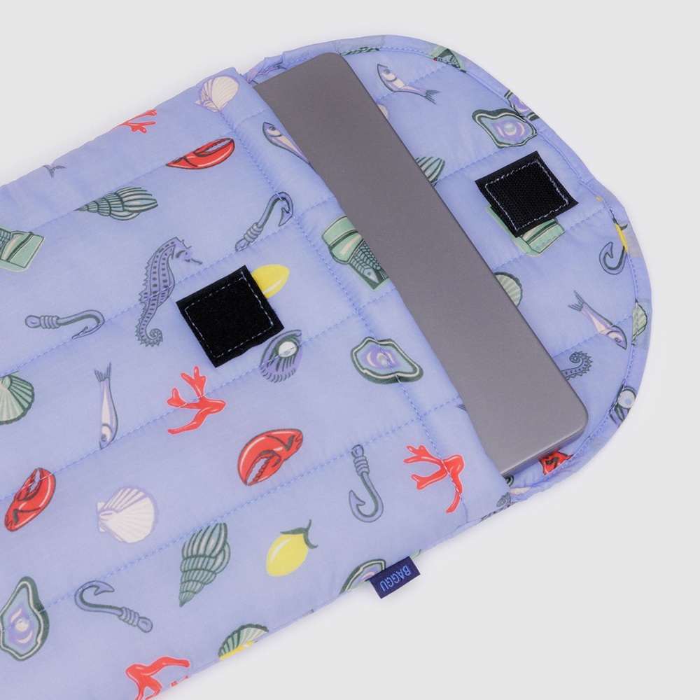 Baggu Puffy Laptop Sleeve 13/14 Inch Sea Charms