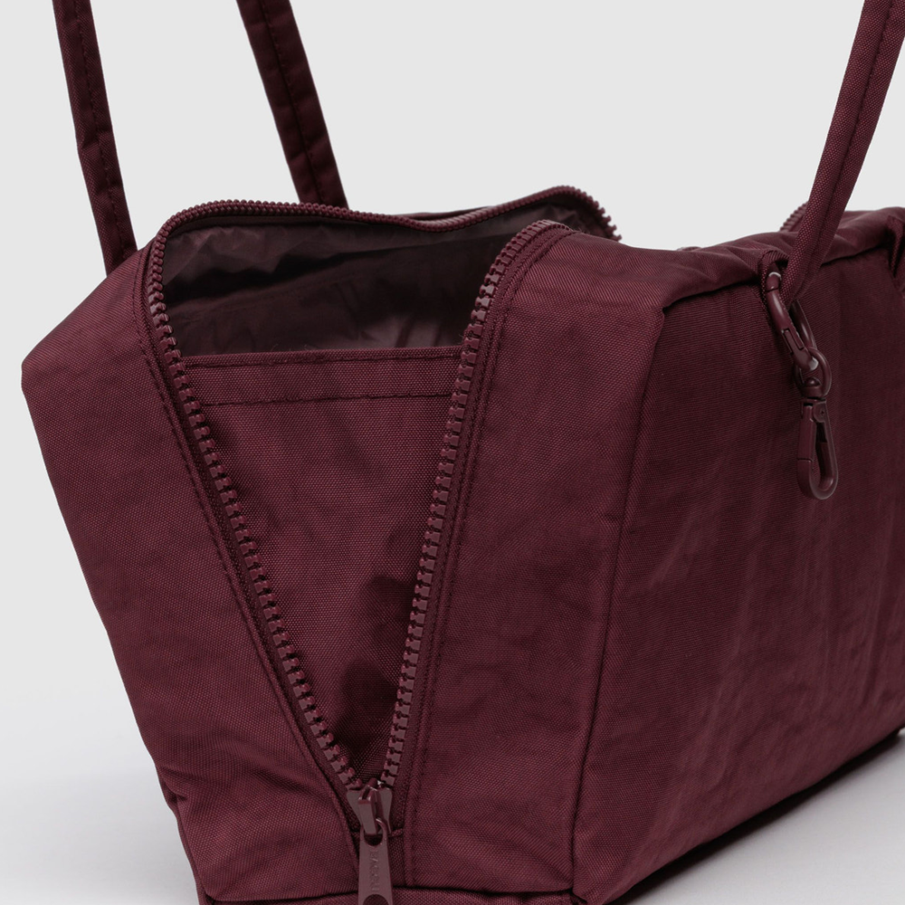 Baggu Nylon Bowler Bag Mahogany