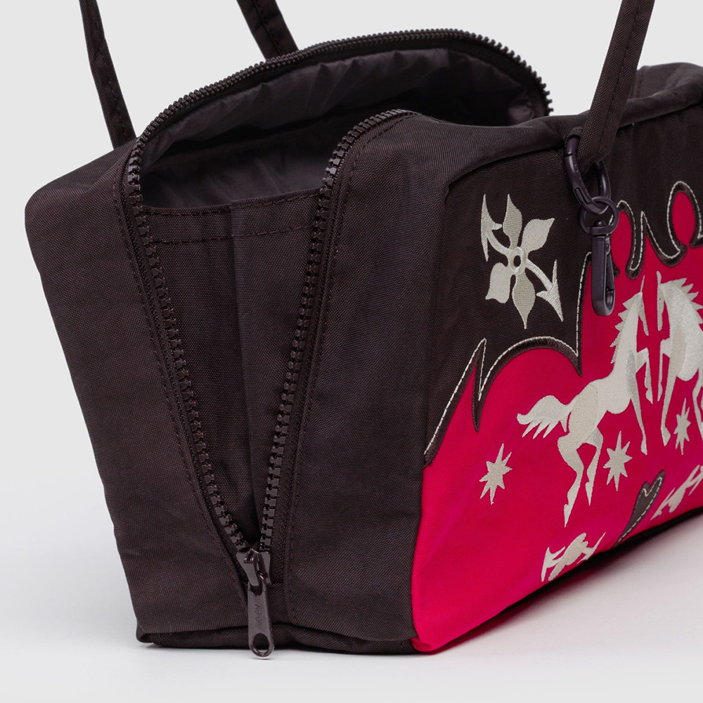 Baggu Nylon Bowler Bag Western Appliqué