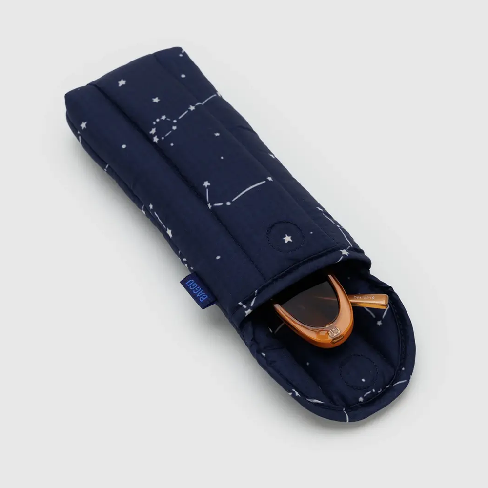 Baggu Puffy Glasses Sleeve Constellation Midnight