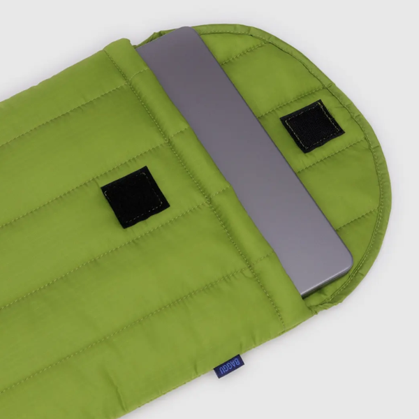 Baggu Puffy Laptop Sleeve 13/14 inch Green Juice