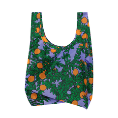 Baggu Standard Reusable Bag Orange Tree Blue