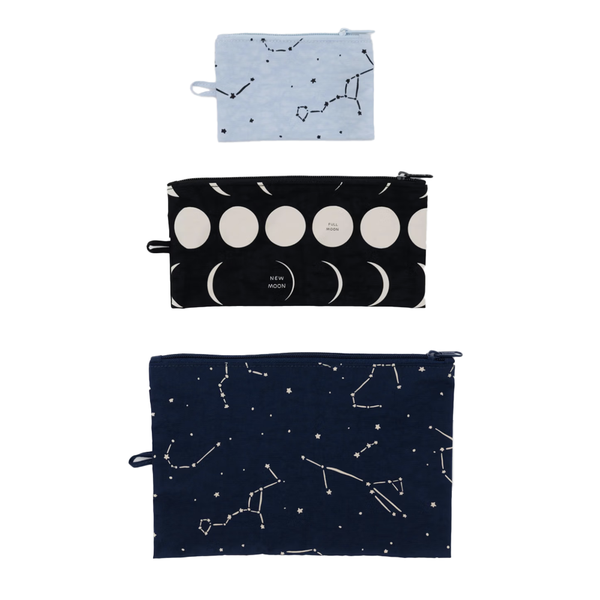 Baggu Flat Pouch Night Sky