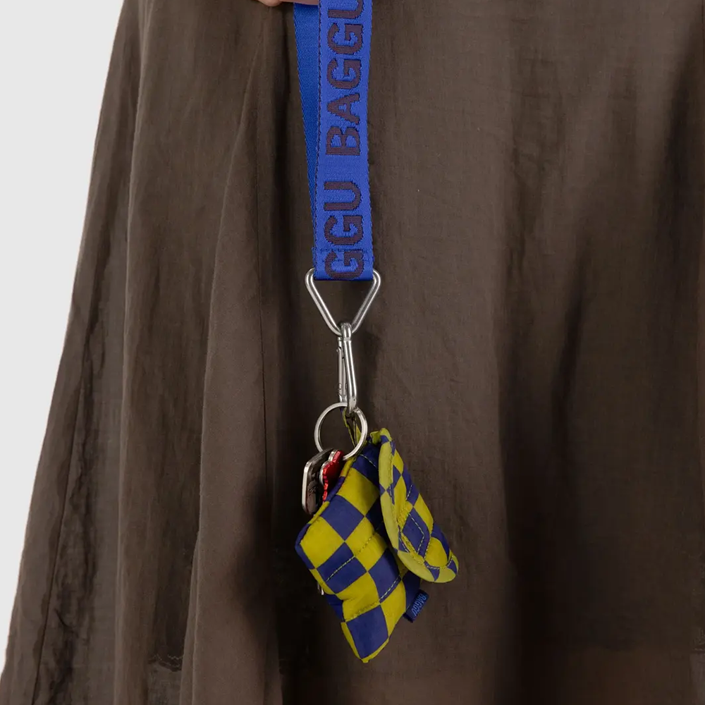 Baggu Logo Keychain Cobalt