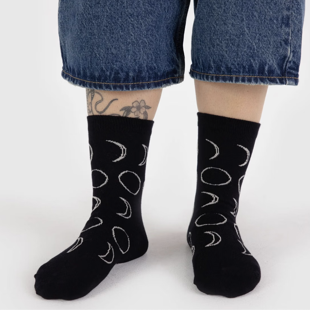 Baggu Crew Sock Moon