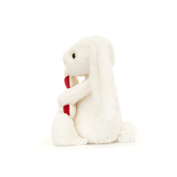 Jellycat Bashful Bunny with Candy Cane