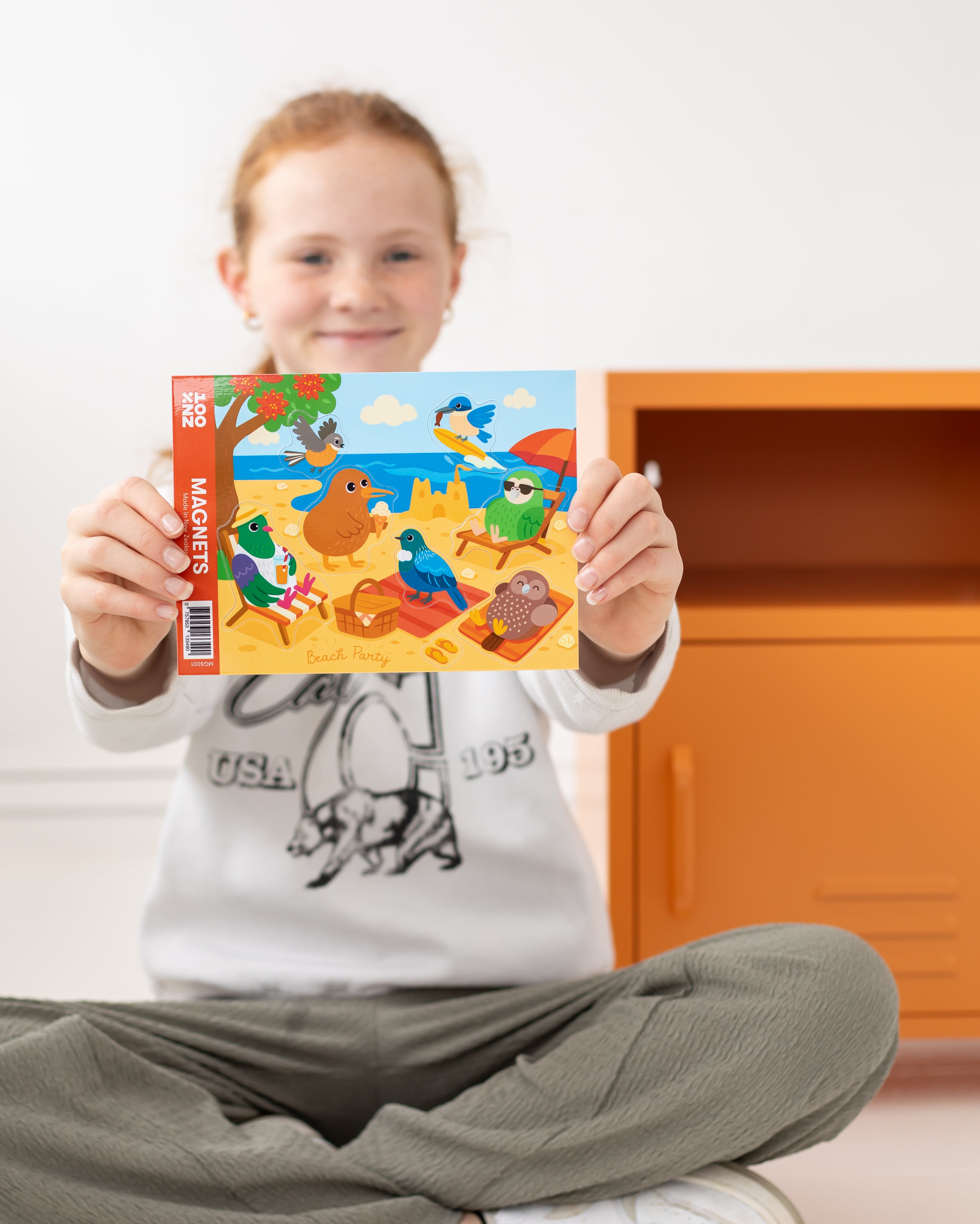 100% NZ Magnet Set Beach Party