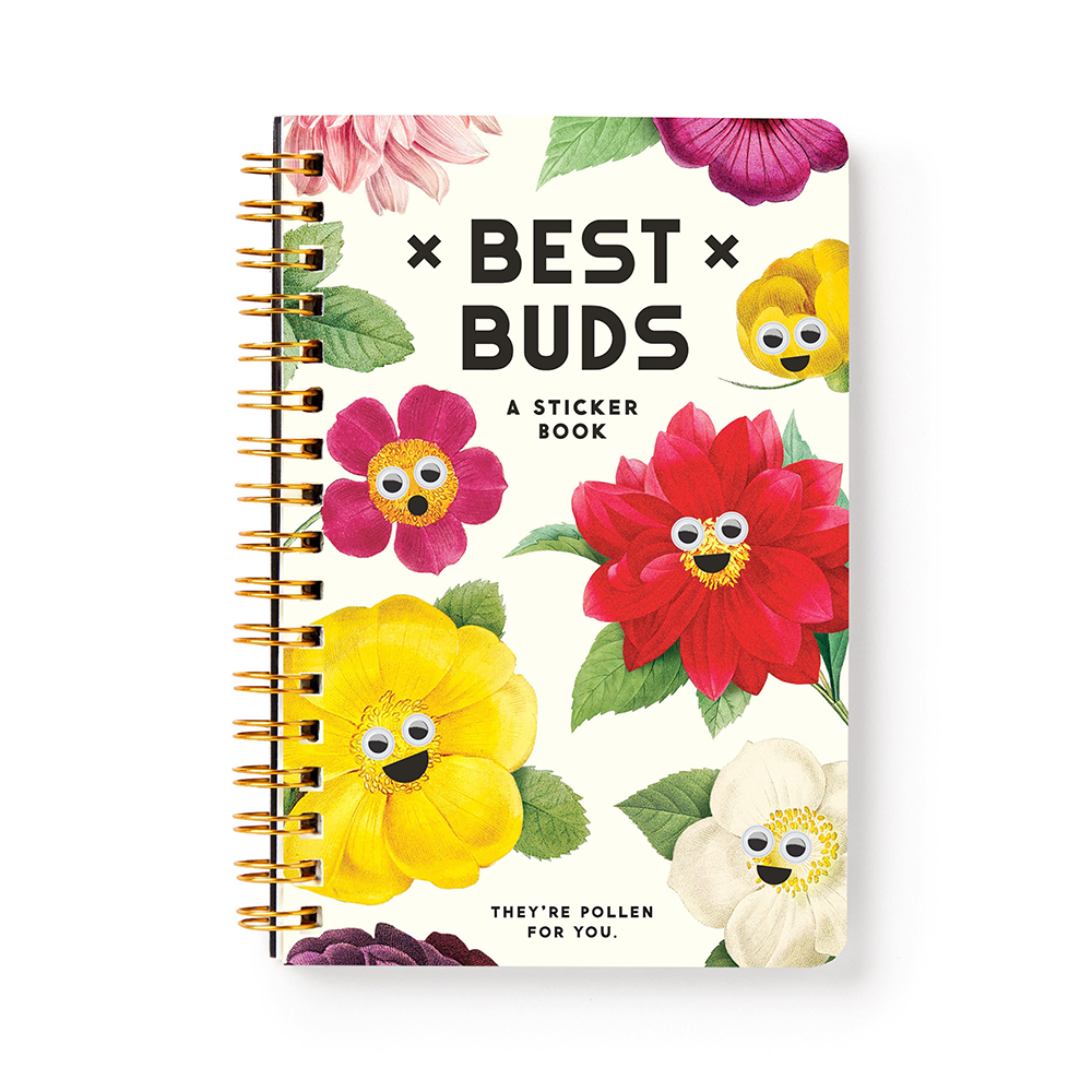 Brass Monkey Best Buds Googly Sticker Book