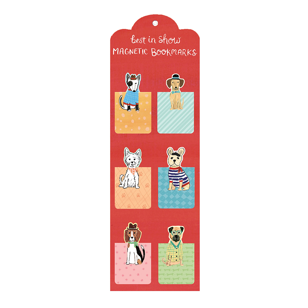 Best In Show Magnetic Bookmarks Set of 6