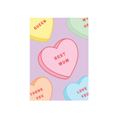 Iko Iko Text Card Candy Mum