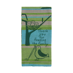 Blue Q Tea Towel Feeding the Family