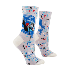 Blue Q Women's Socks F*ck Off I'm Gaming