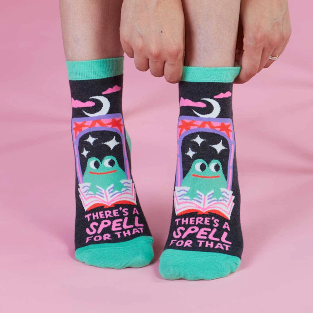 Blue Q Women's Ankle Socks There's a Spell