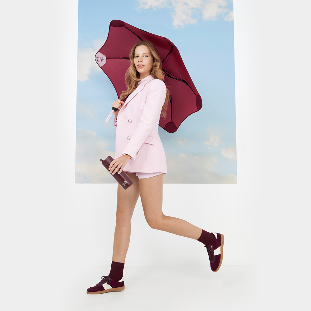 Blunt x Frank Frank Green Metro Umbrella & 20oz Bottle Plum Petal Duo Pack