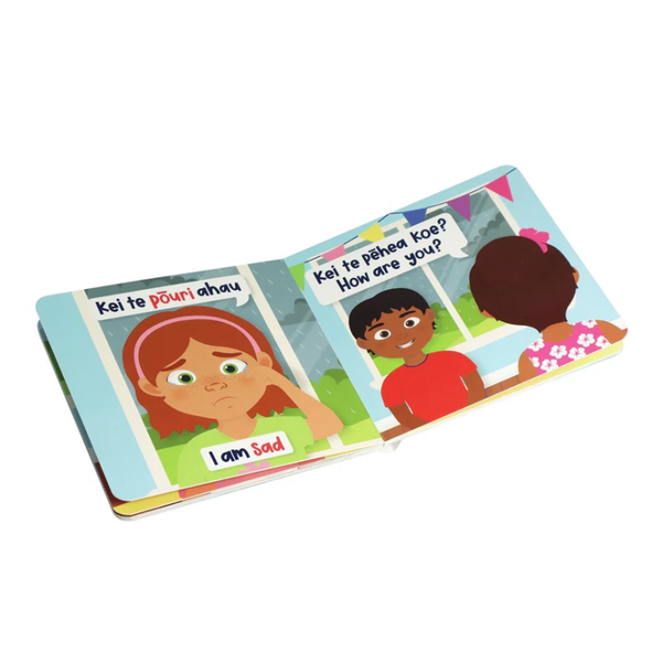 Kei Te Pēhea Koe All About Feelings in Māori and English Board Book