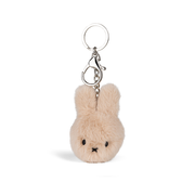 Bon Ton Toys x Miffy Keychain Fuzzy Plush Face Beige