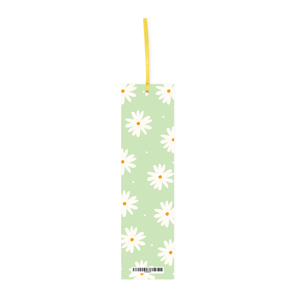 Iko Iko Double Sided Bookmark Daisies Blue/Mint