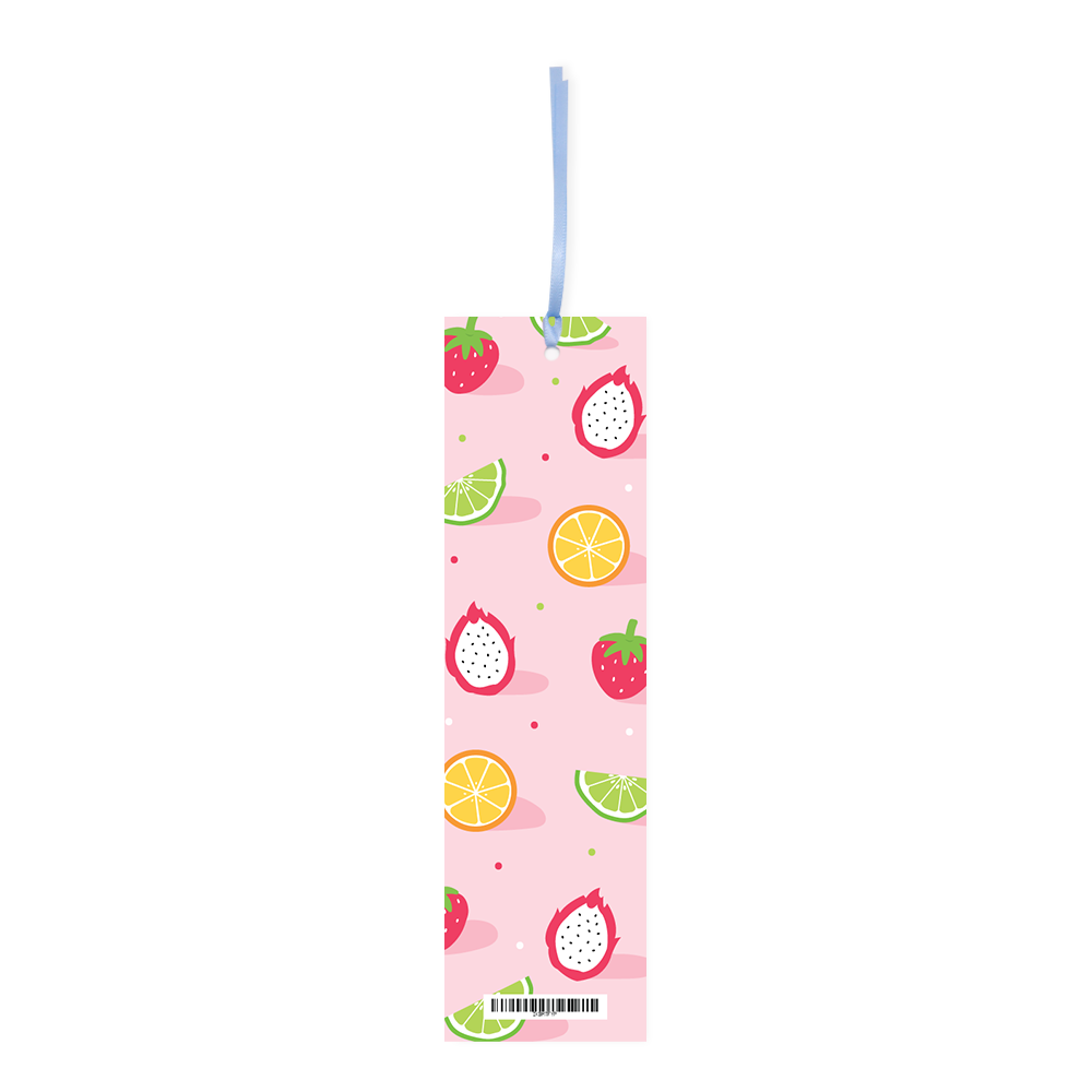 Iko Iko Double Sided Bookmark Tropical Fruit Yellow/Pink