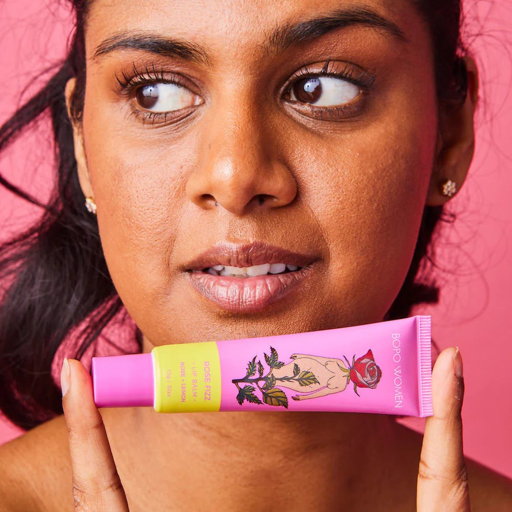 Bopo Women Lip Balm 15g Rose Fizz