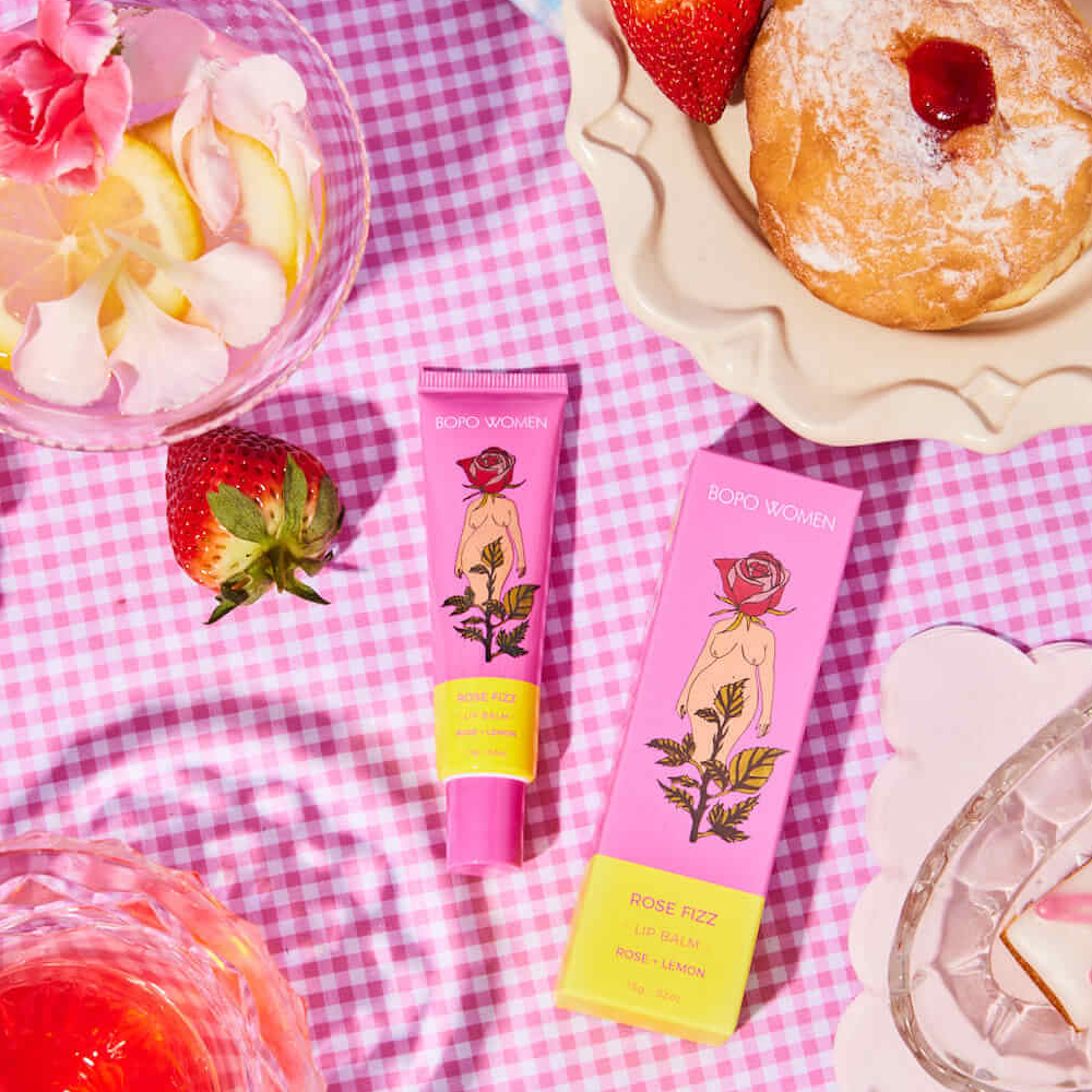 Bopo Women Lip Balm 15g Rose Fizz